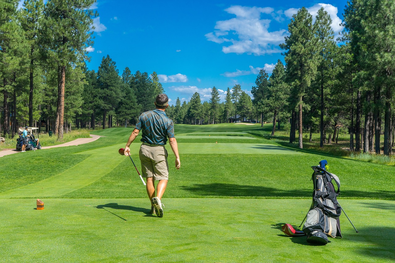 Golf jsme si s partnerem oblíbili. 