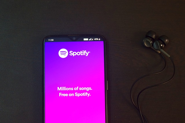 mobilní aplikace Spotify